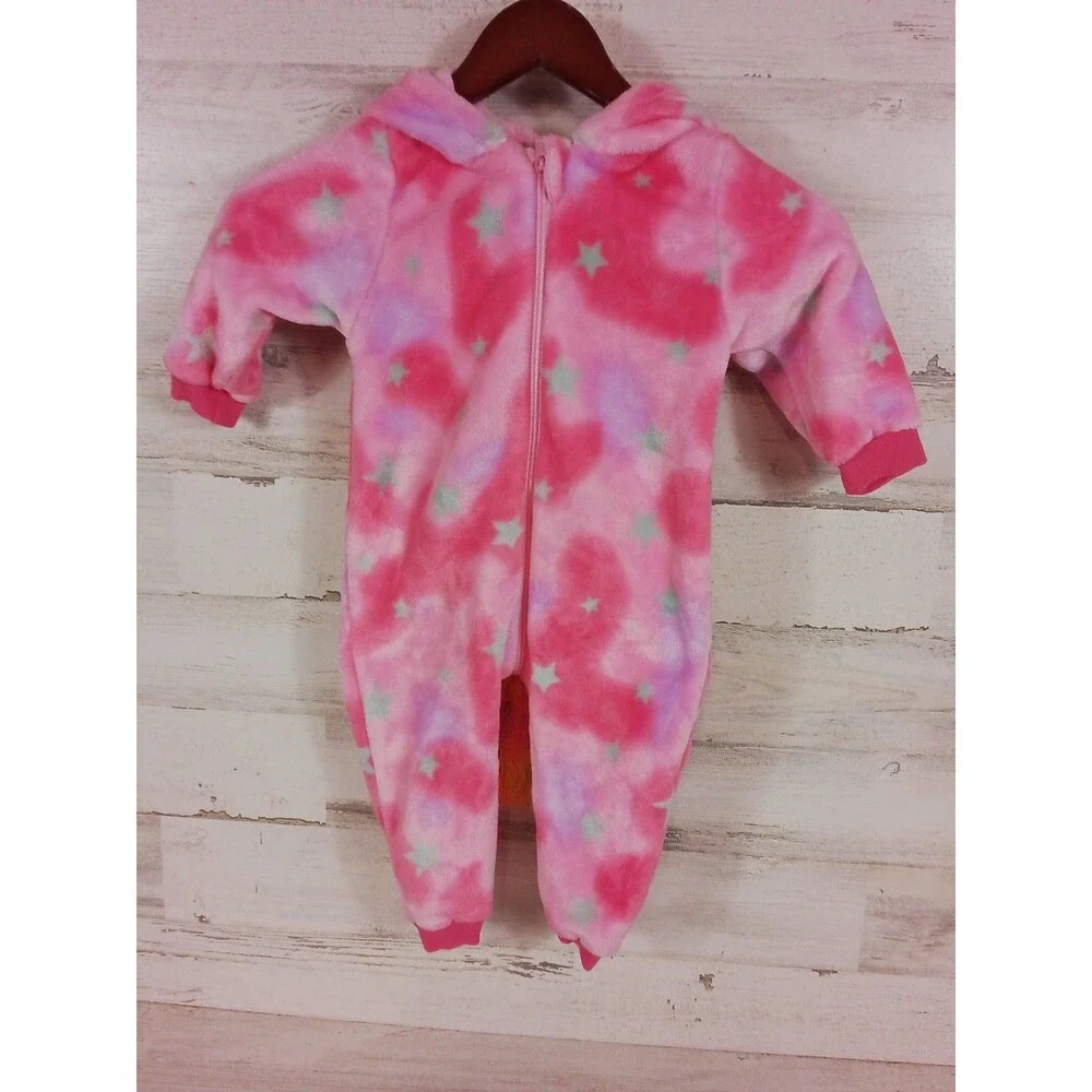 Children's Tye- Dye fleece Unicorn Outfit Size 80 Equivalent To 9-12 Month